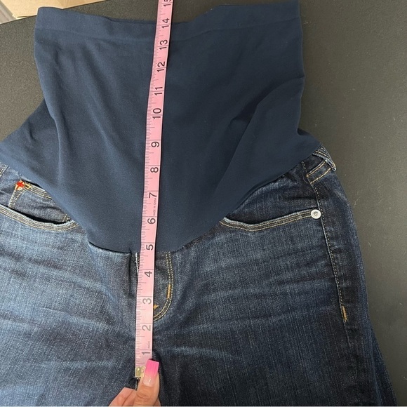 Hudson Women Size 27 Bootcut Maternity Blue Jean Dark Wash Stretch B5 - Picture 10 of 10